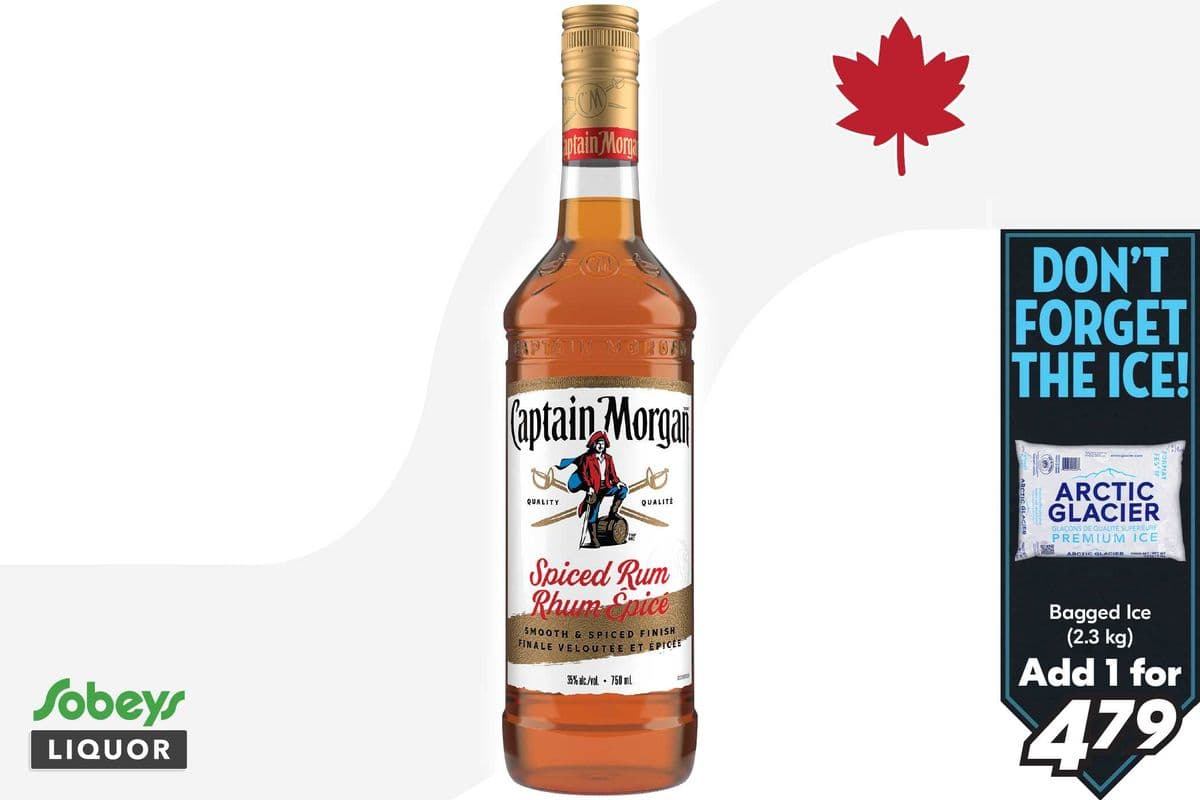 Captain Morgan Spiced Rum (1 x 750 ml)