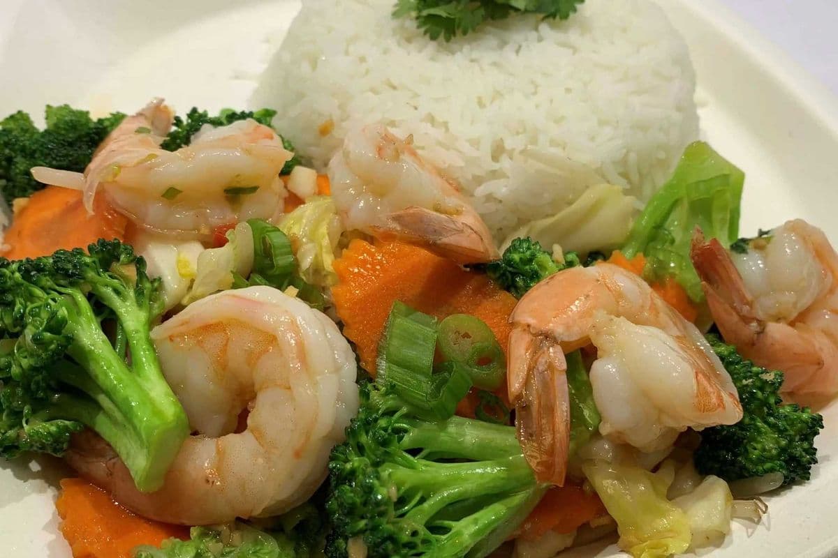 67. Shrimp with Mixed Vegetables