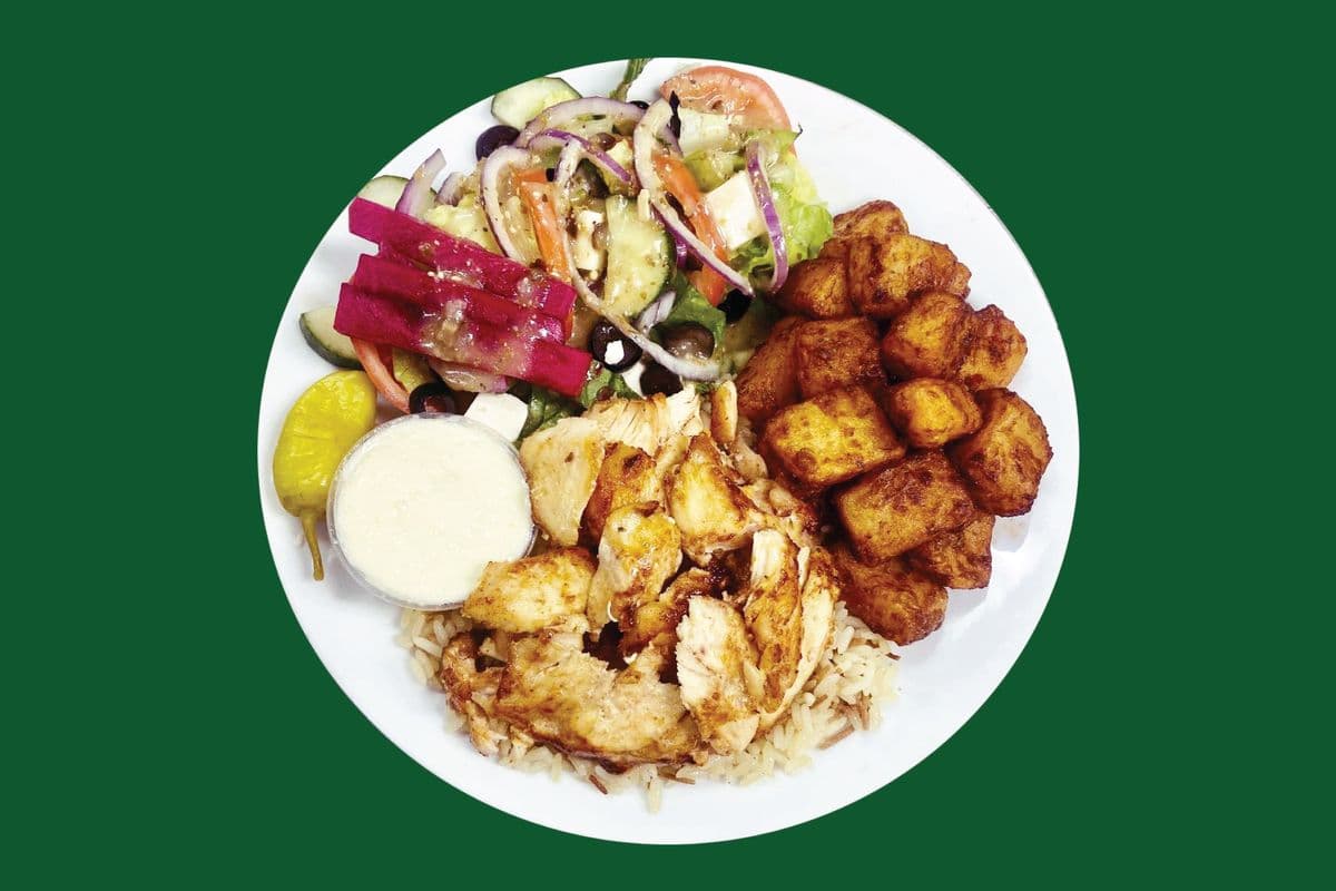 Assiette shish taouk (Poulet)
