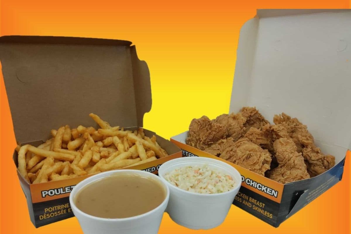 Repas complet poulet (8 mcx) / Complete Chicken Meal (8 pcs)