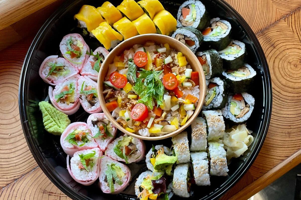 Vege Bara Chirashi Platter