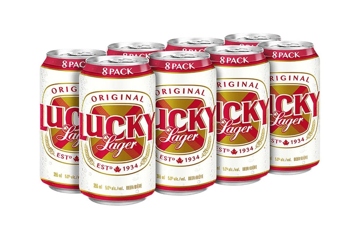 687491. Lucky Lager (8 Cans) (8 x 355ML*8PC)