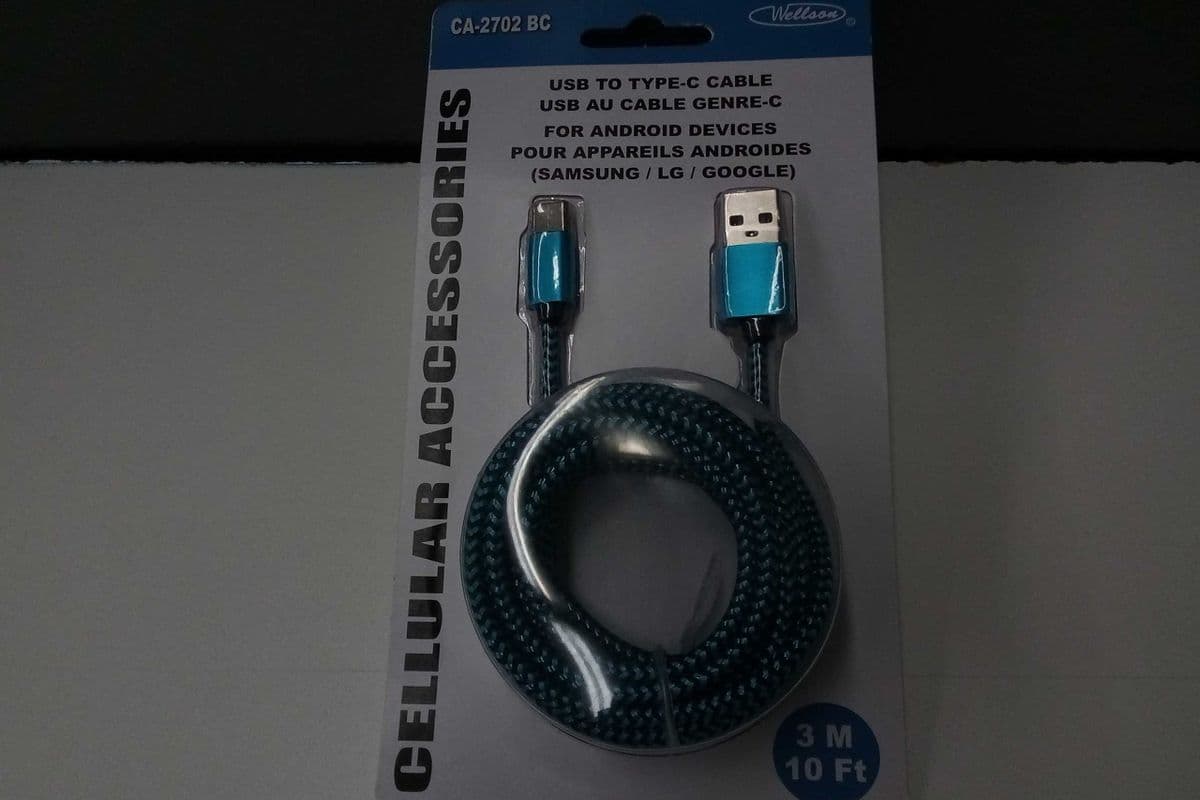 USB Cable - Android, Type C, 10ft
