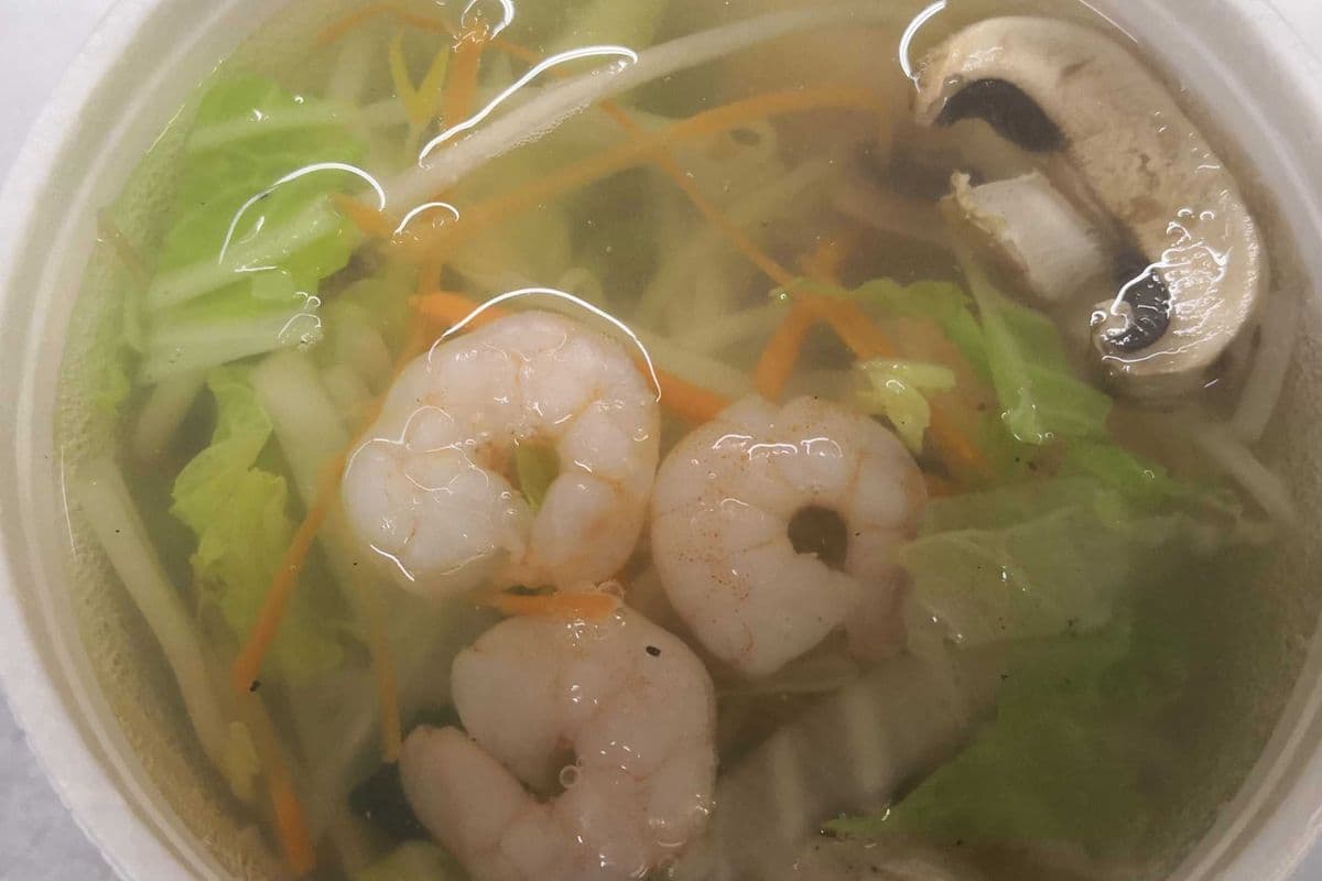 Shrimp with Vegetable Soup
