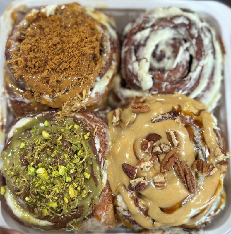 Four Pack Variety Cinnamon Bun