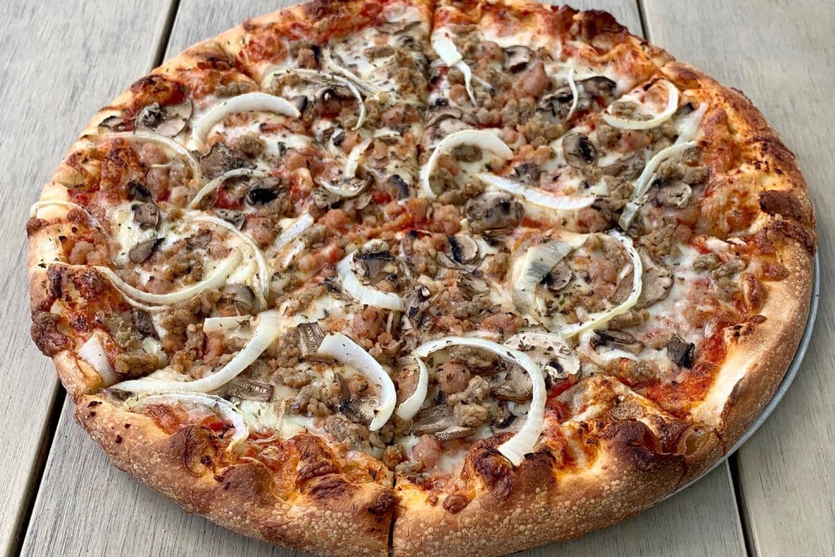 15" Large Bacon Cheeseburger Pizza