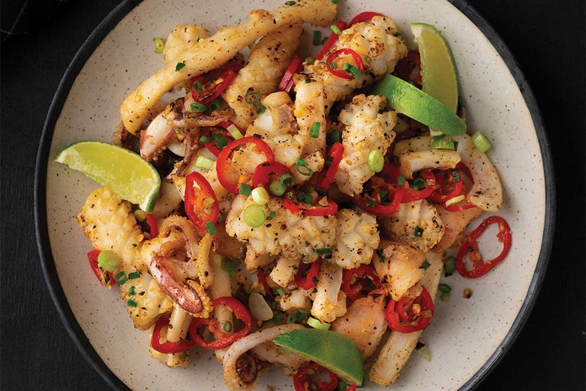 440 Chilli-Lime Squid and Rock Salt