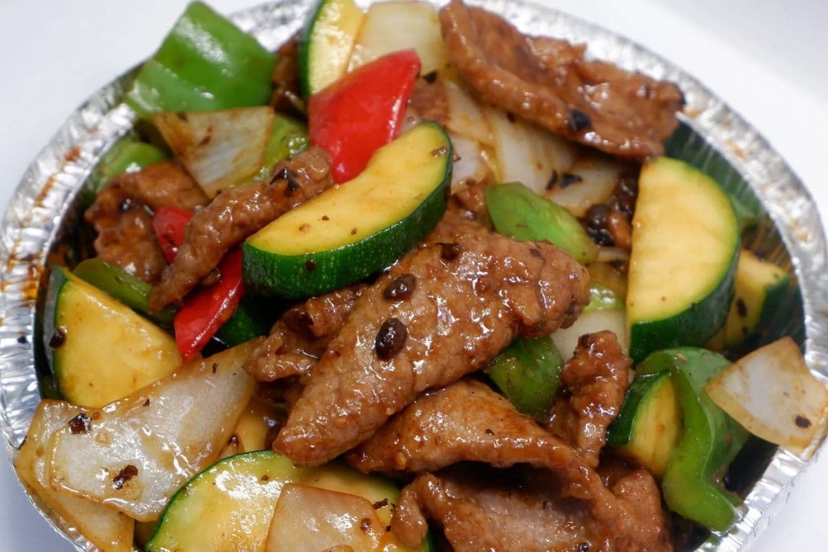 20. Beef with Black Bean Sauce