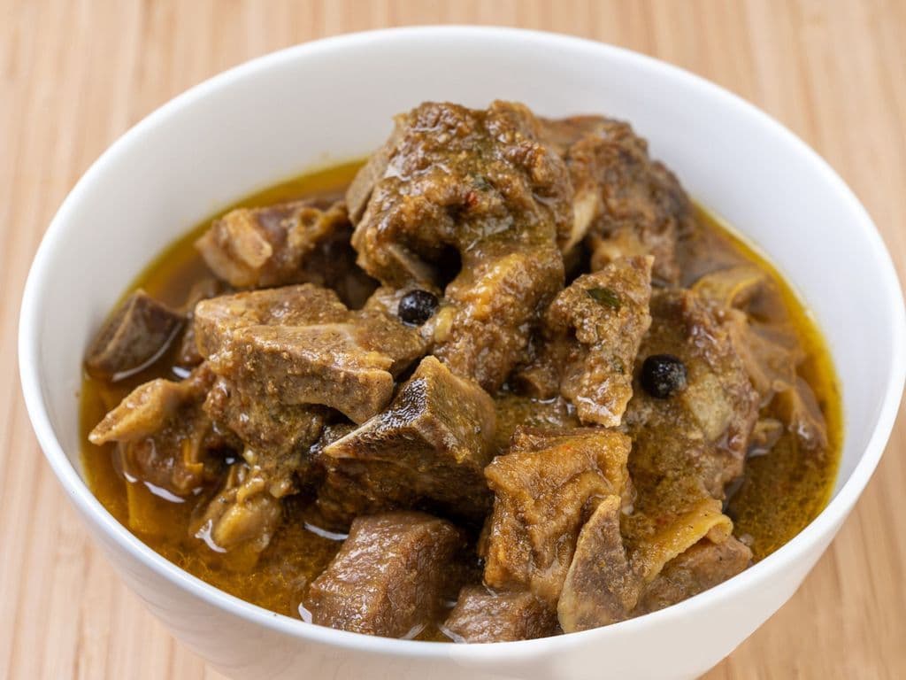 Regular Curry Goat Only (Bone-in)