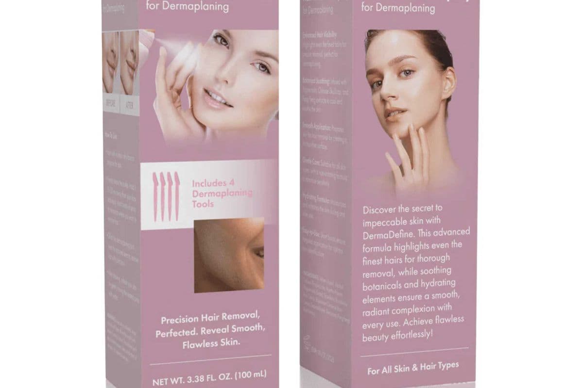 Hair Identifier Spray With Dermaplaning Tools