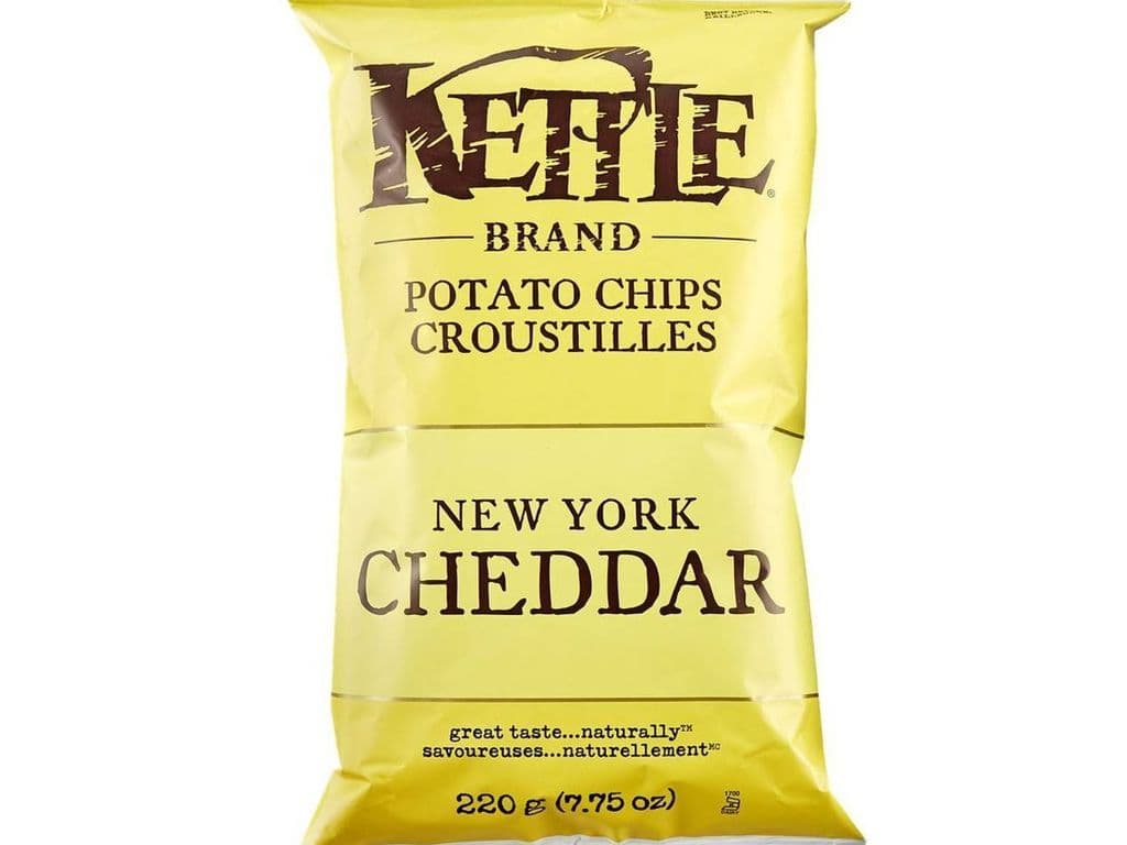 Kettle Potato Chips New York Cheddar (Each 220 gm)