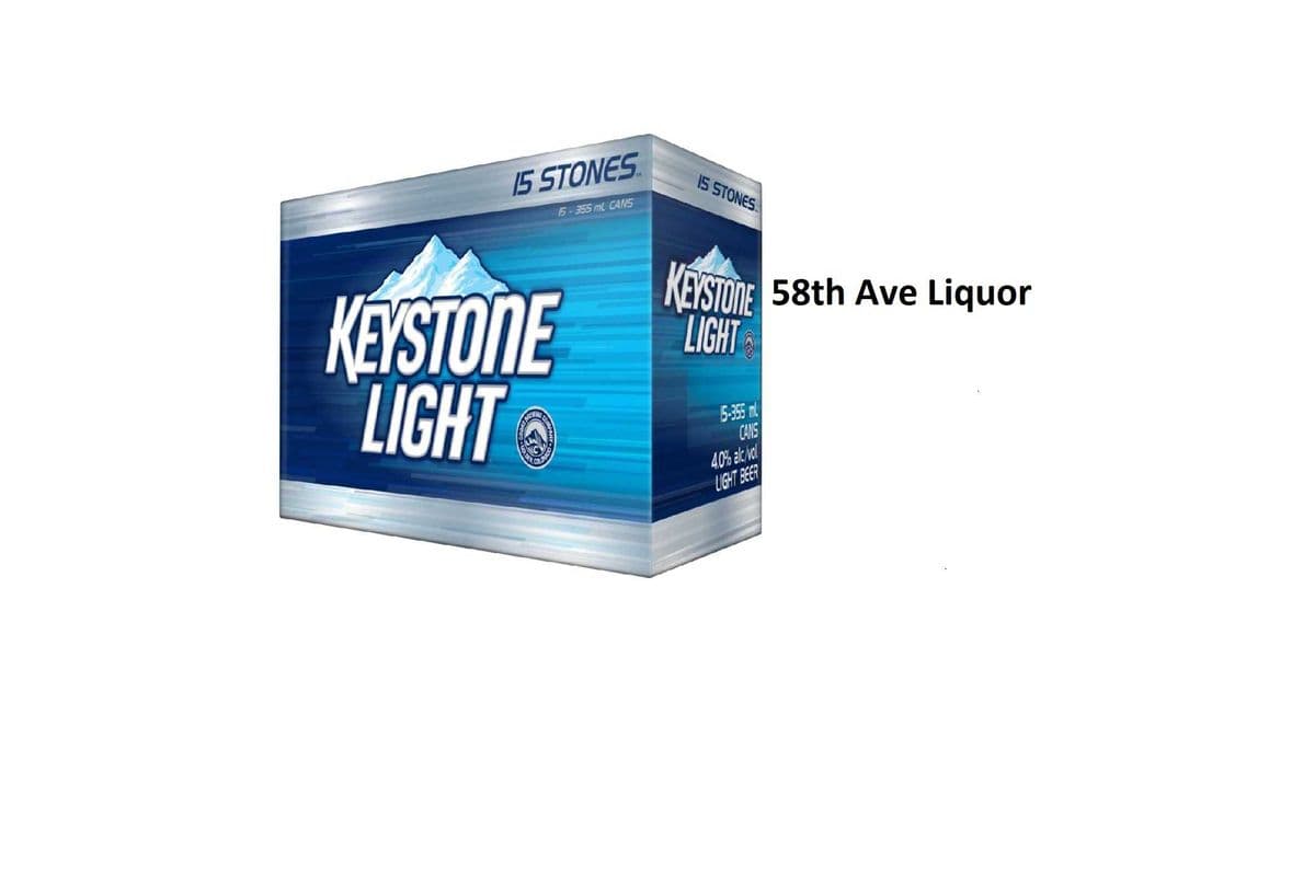 KEYSTONE LIGHT 15 CANS (1 x 15x355ML)