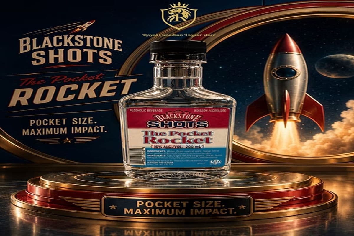 BLACKSTONE SHOTS - THE POCKET ROCKET (1 x 200ML)
