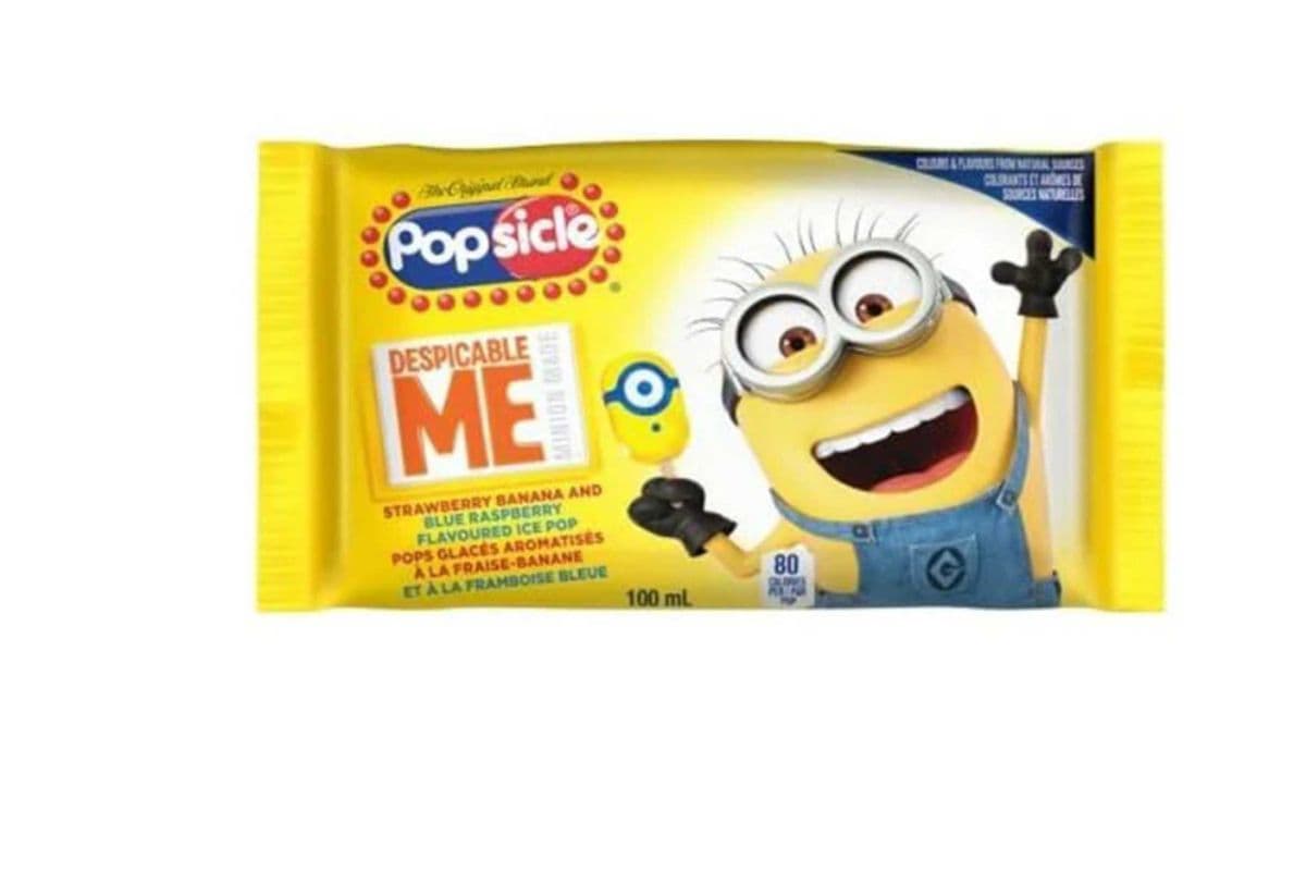 POPSICLE STRAWBERRY BANAN & BLUE RASPBERRY 100ML (100 ML)