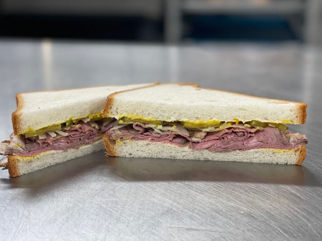 Beef and Onion Sandwich