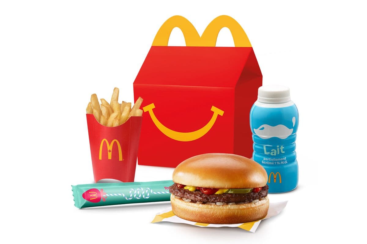 Joyeux festin hamburger - mini-frites [390-500 Cal]
