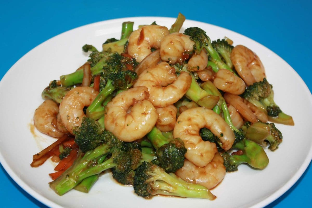 Jumbo Shrimp with Broccoli