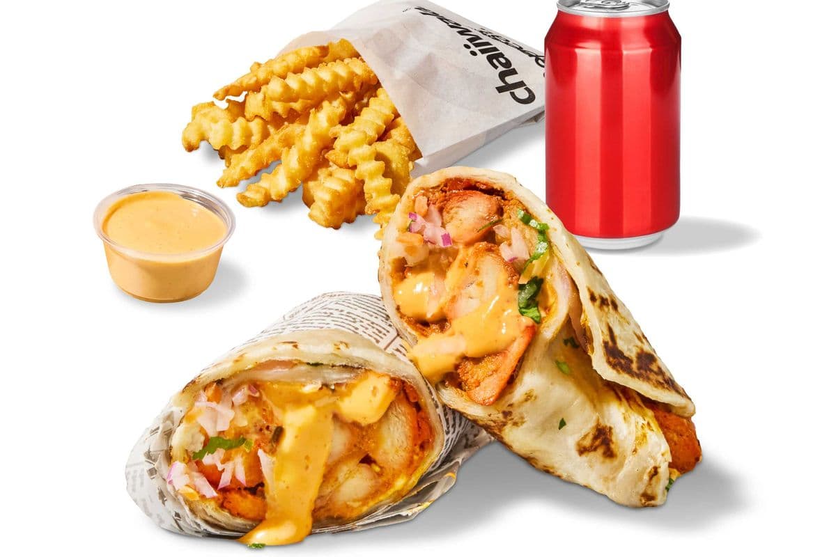 Spicy Chicken tikka combo (553 Cal)