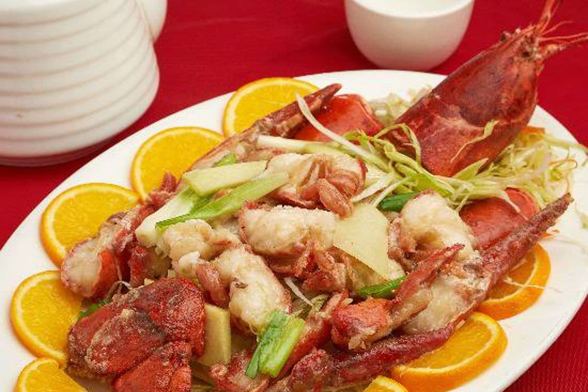 49. Homard au four au gingembre et échalotes / Baked Lobster with Ginger and Shallots