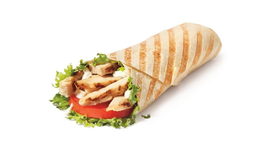 Slow Cooked Chicken Wrap