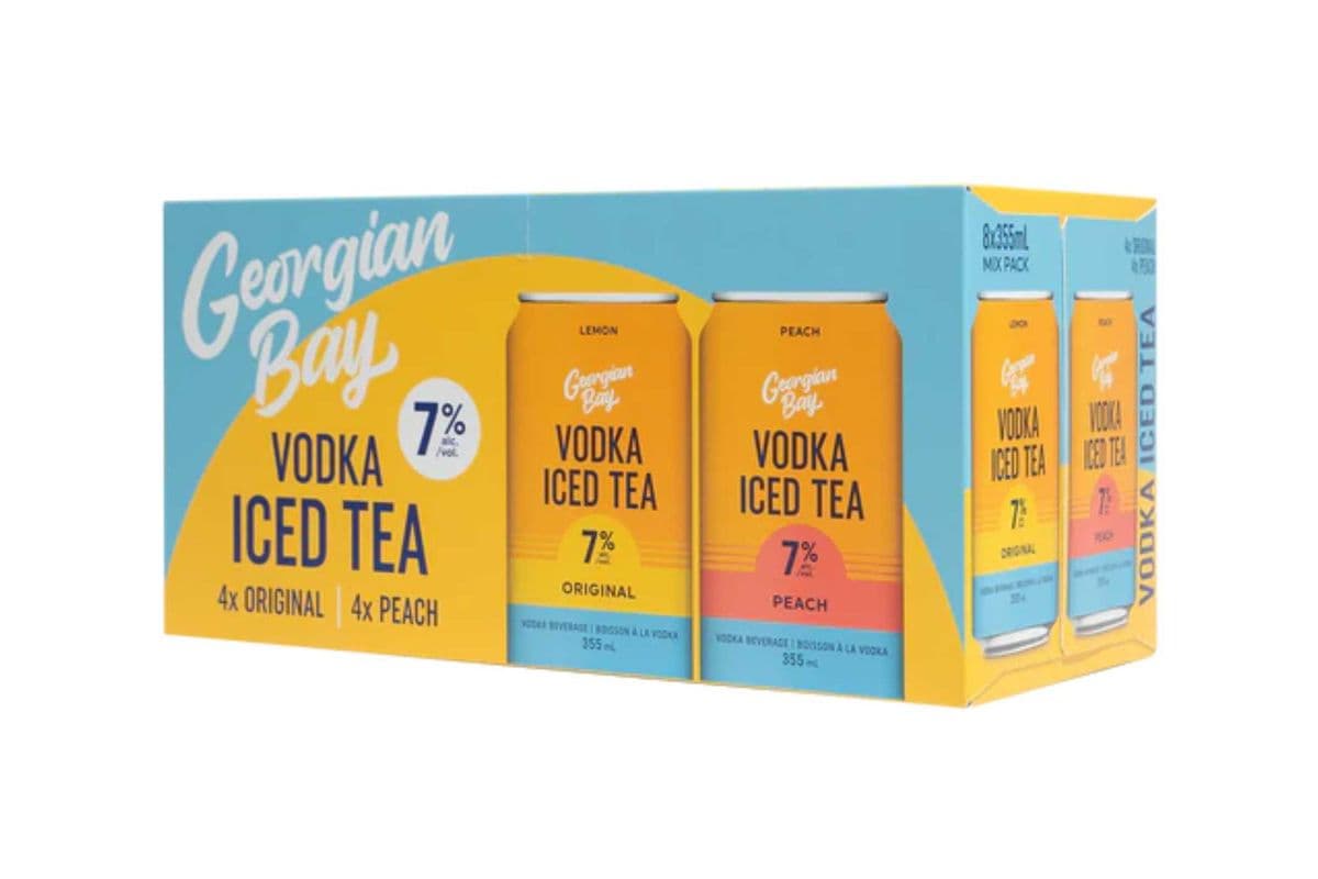 GEORGIAN BAY VODKA ICED TEA MIX 8PK (8 x 355ml)
