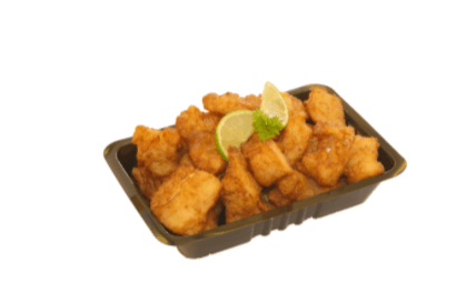 Fish Pakora with Fries