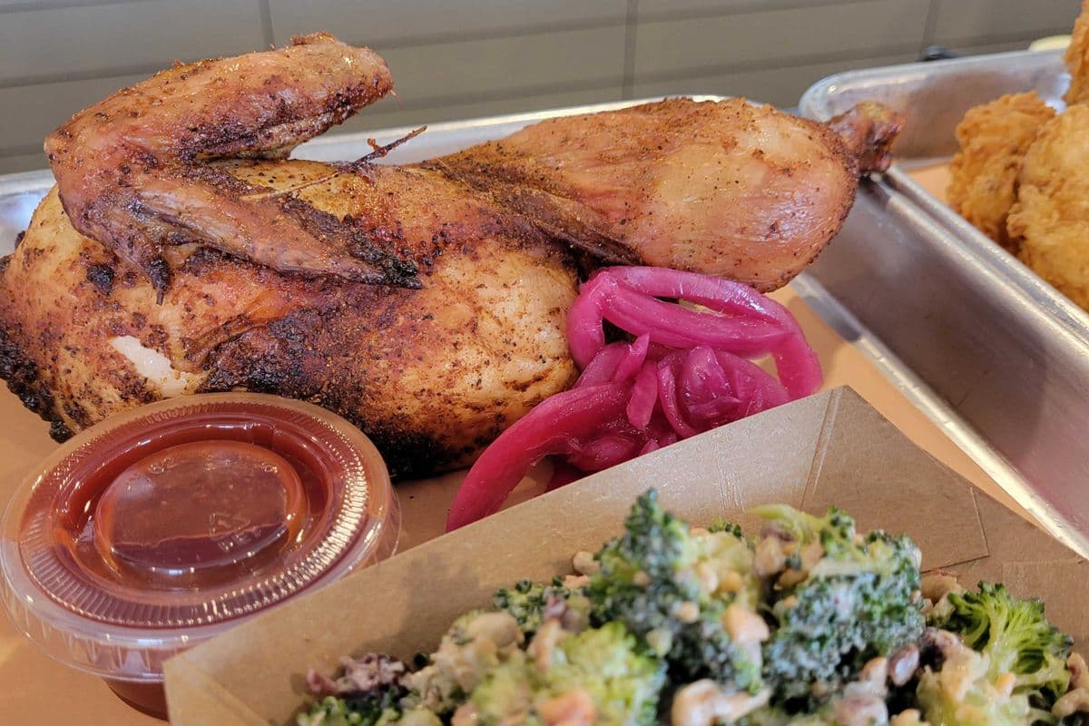 1/2 Smoked Chicken and One Side