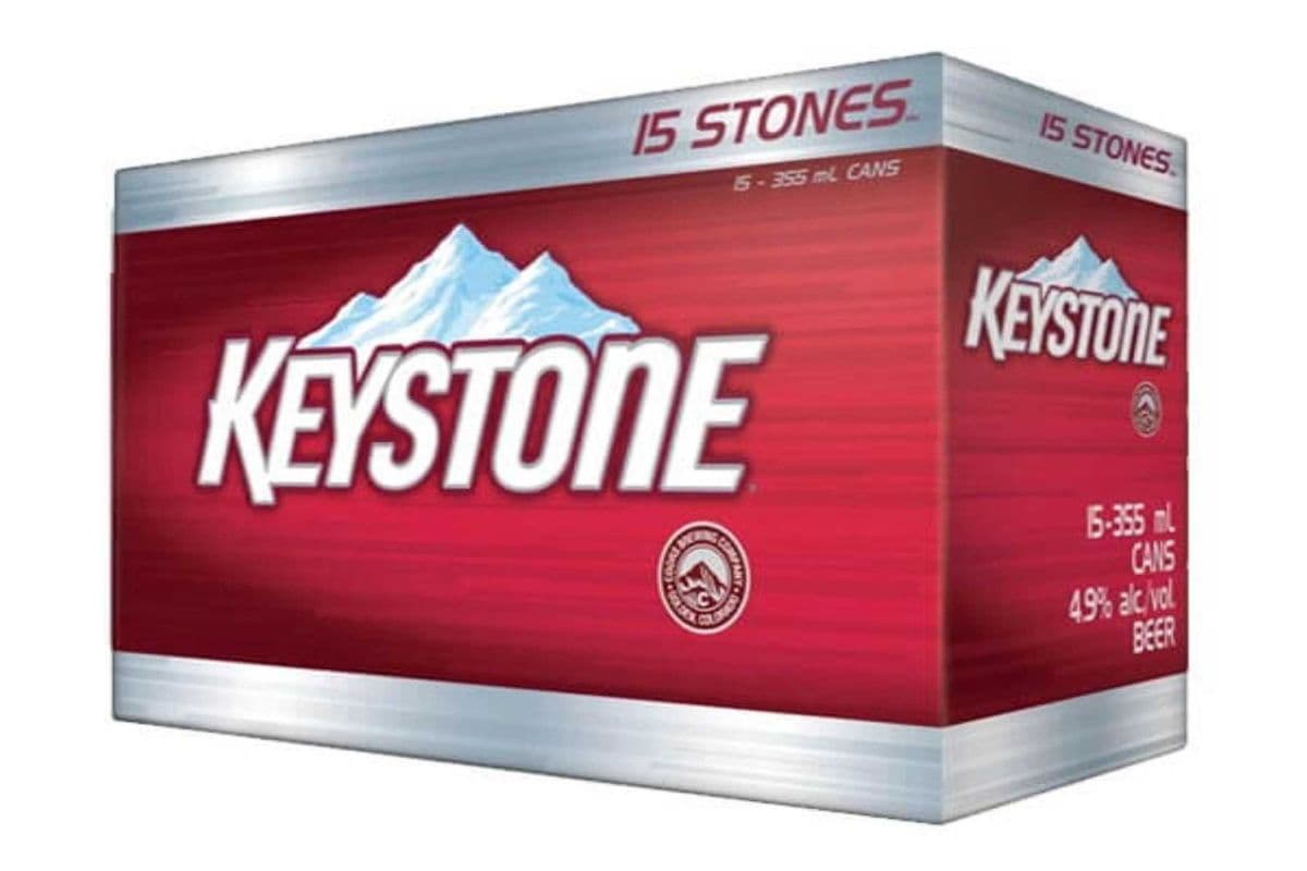 Keystone Lager 15 cans (15 x 355 ml)