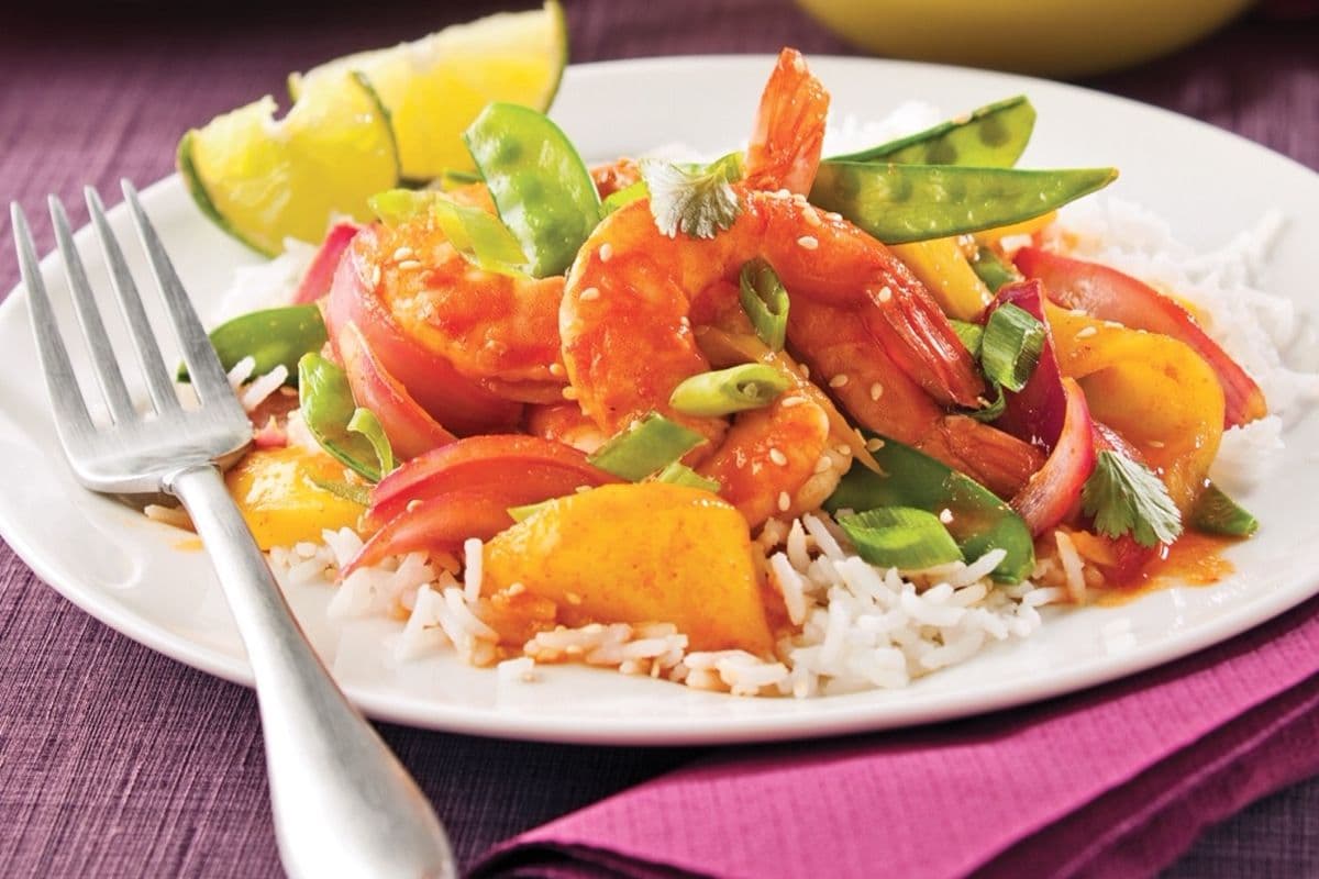 Sauté à la mangue