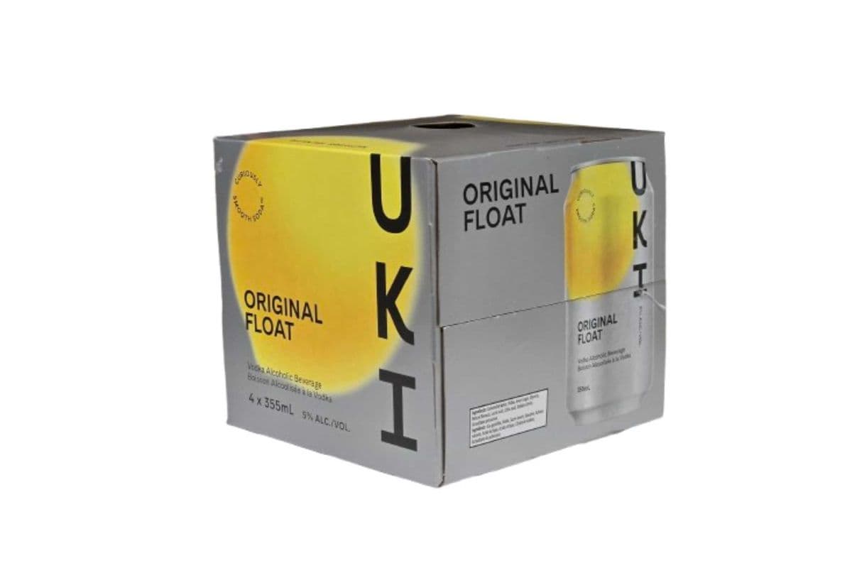 UKI Original Float Vodka (4 x 355ml)