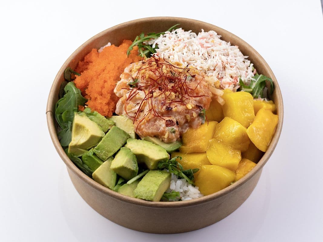 Dynamite Salmon Poke Bowl