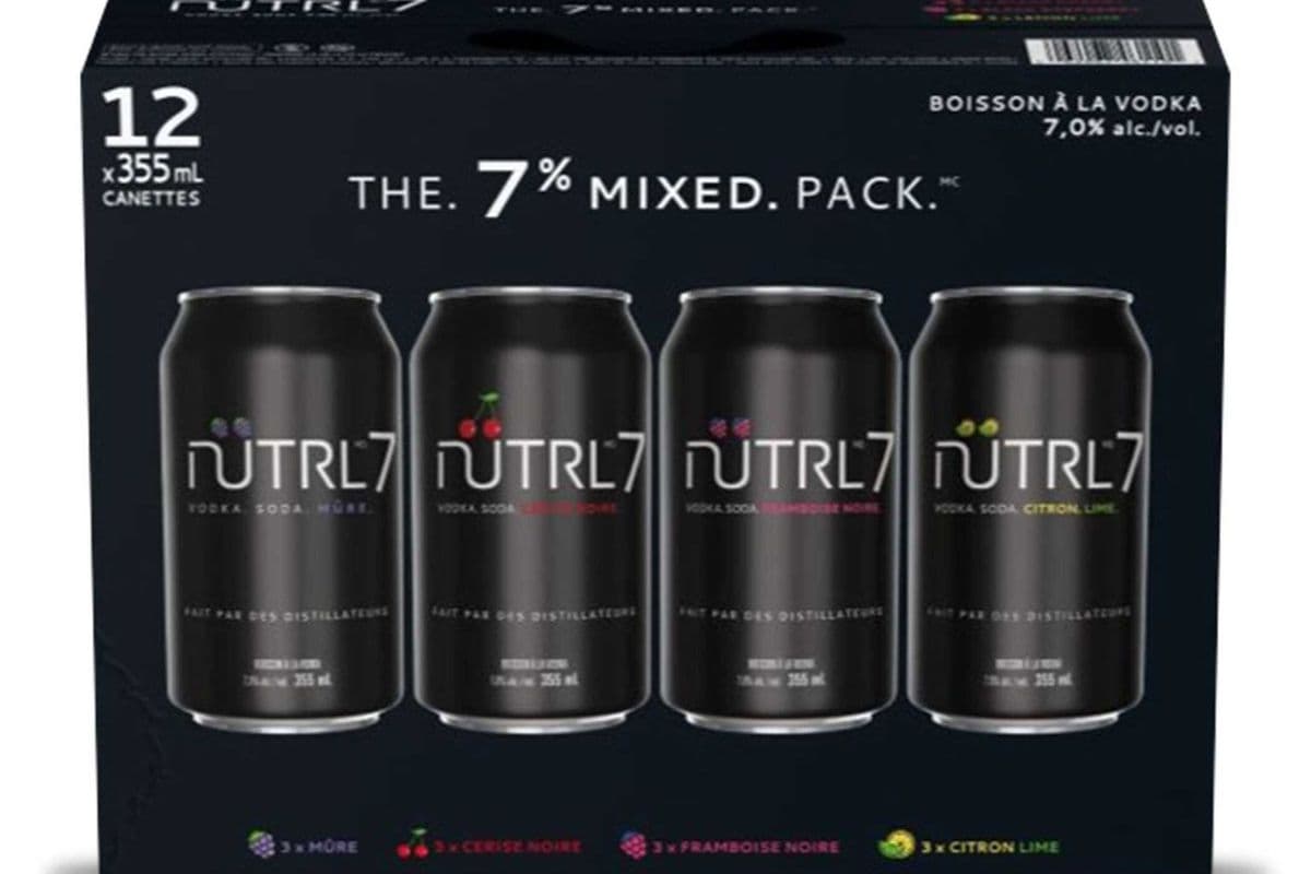NUTRL 7 VODKA SODA MIXER (12 x 355ML CANS) (12 x 12*355ML)
