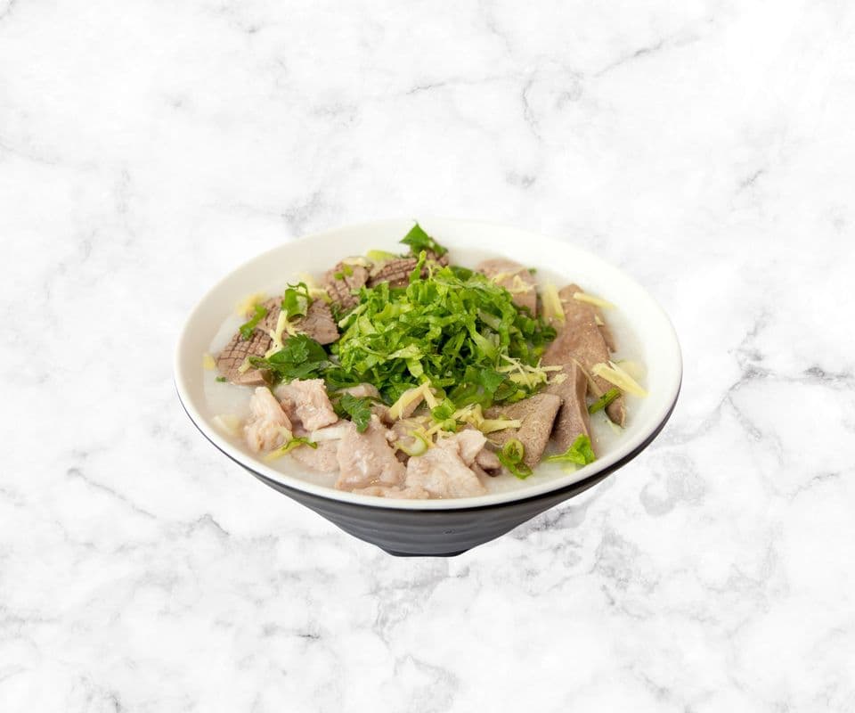 C7 Sliced pork, liver and kidney Congee / C7 及第粥