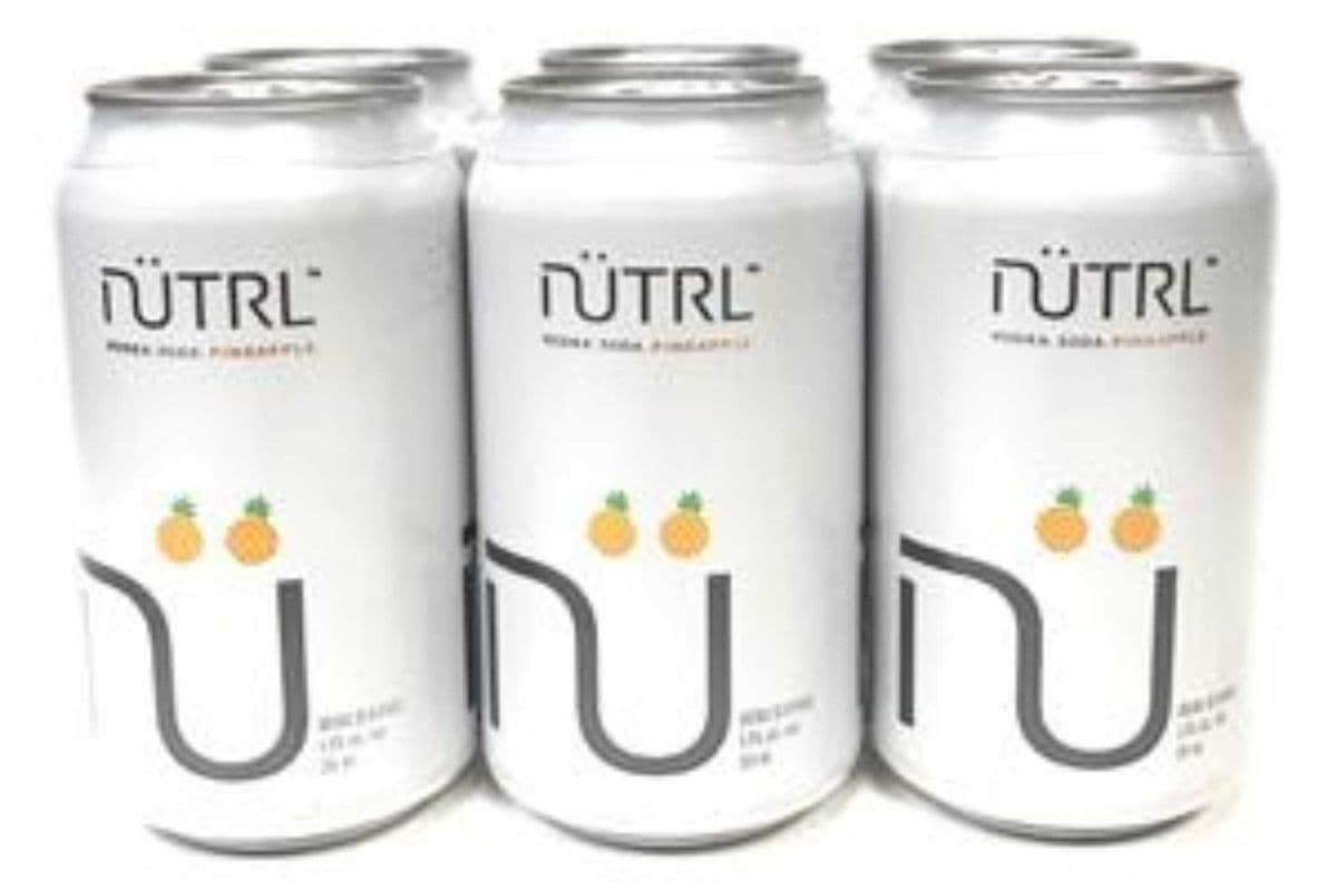 Nutrl Vodka Pineapple (6 x 355 ml Cans)