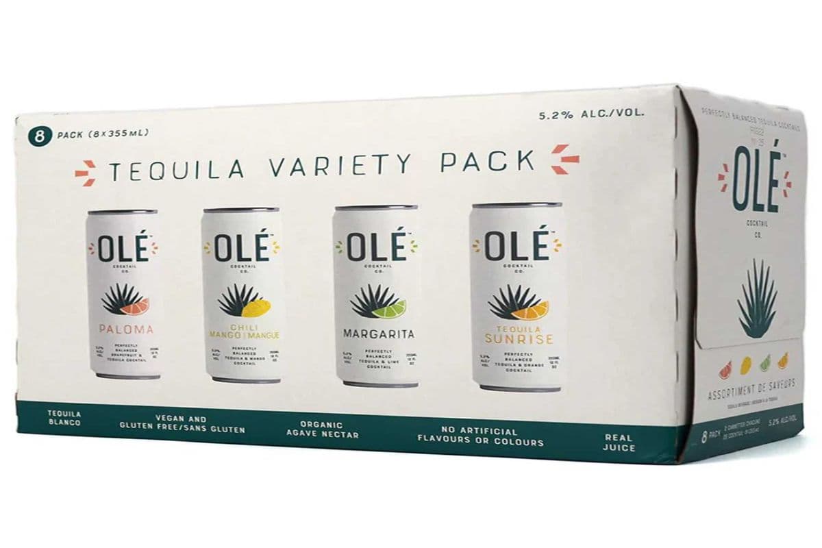 872639. Ole Tequila Variety Pack (1 x 8 pack cans)