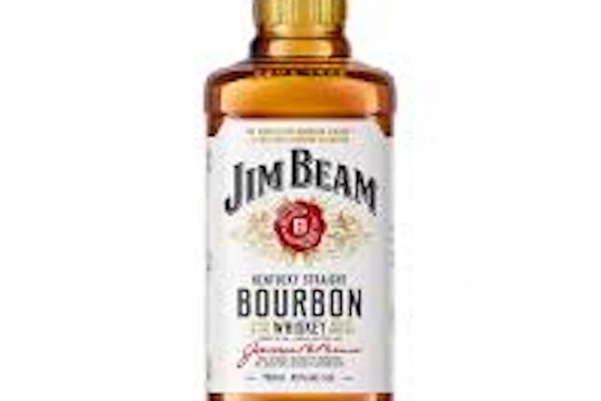 Jim Beam White Bourbon Whiskey (1 x 750 ml)