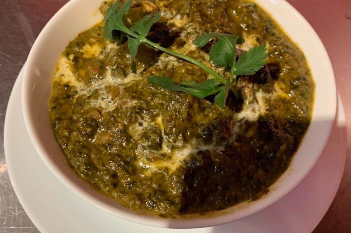 Vegan Palak Chicken