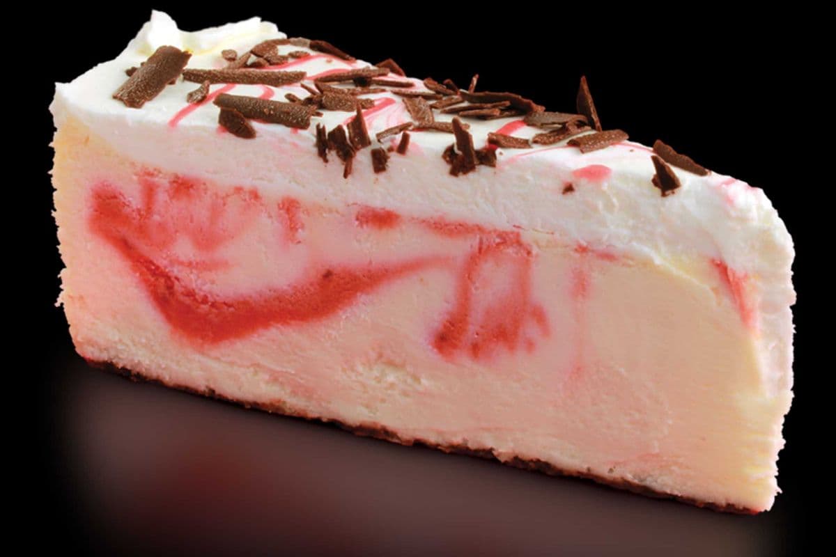 Strawberry Champagne Cheesecake