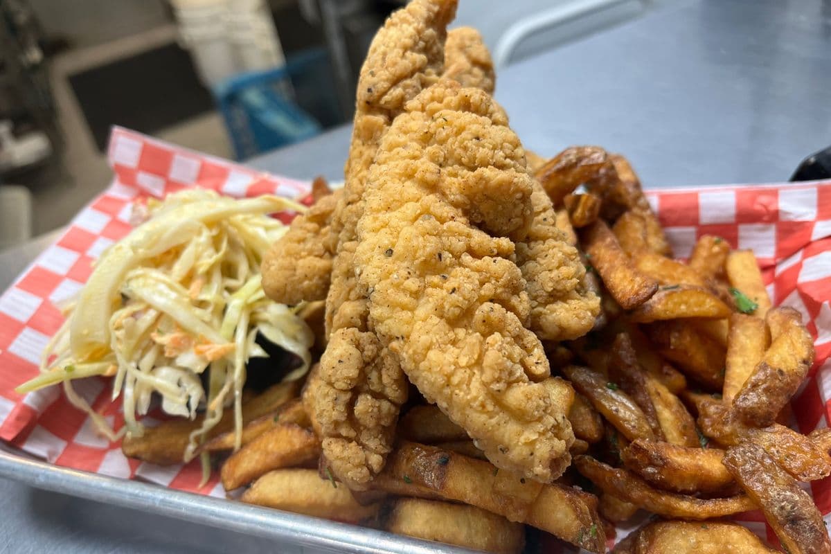 Kids' Chicken Fingers with kids sized side (2 pcs)