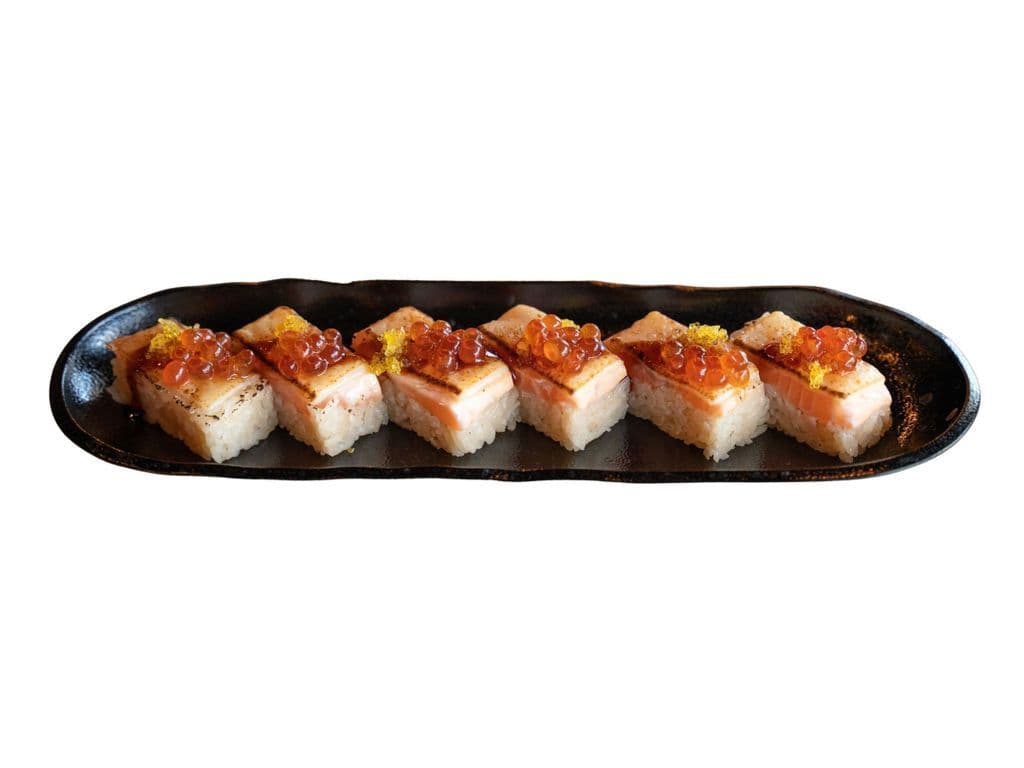 Seared  Salmon Oshi