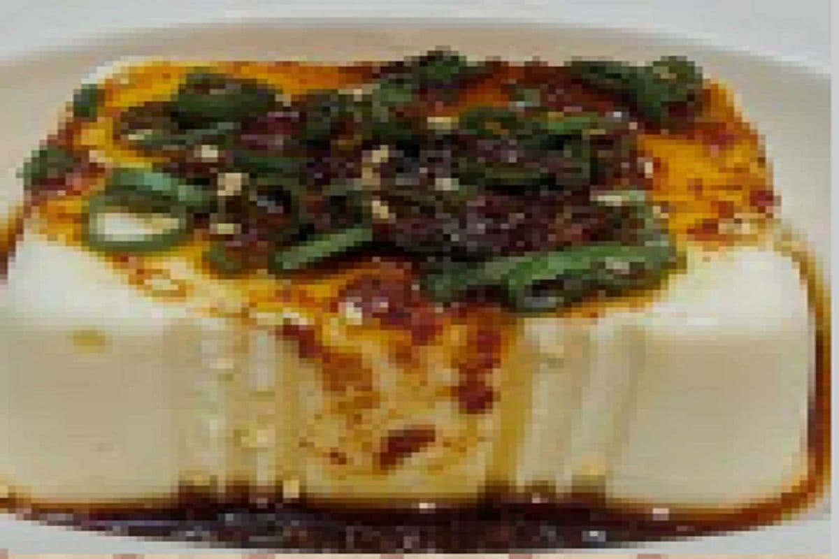 Cold Soft Tofu (Vegetarian)
