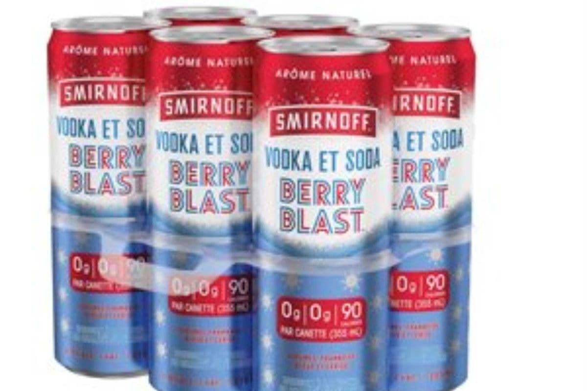 Smirnoff Ice Berry Blast Zero (6 x 355 ml Cans)