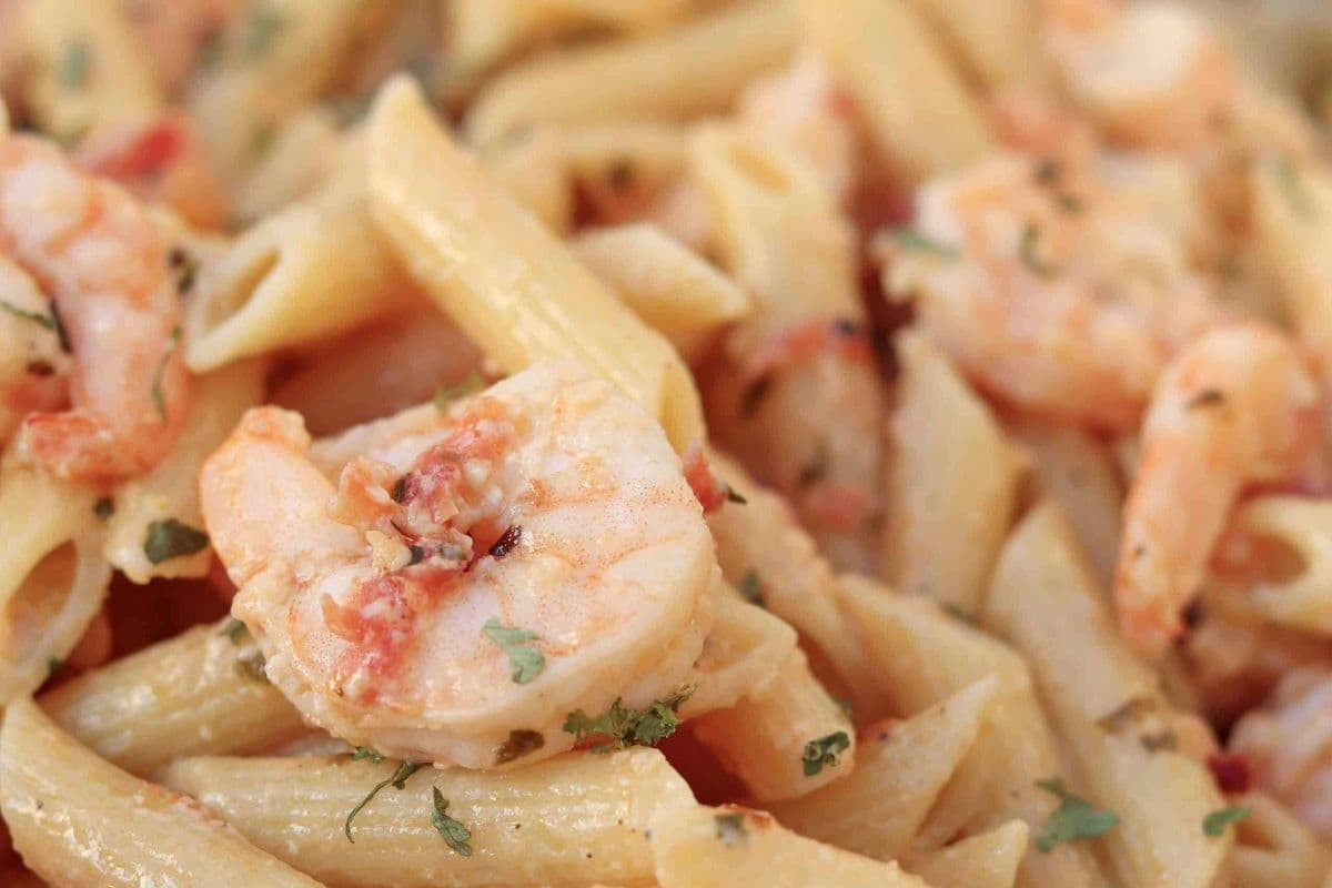 Shrimp and Sausage Scampi