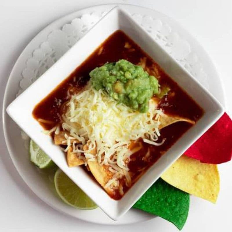 Trio sopa de tortillas + 2 tacos + boisson / Trio Sopa de Tortillas + 2 Tacos + Drink
