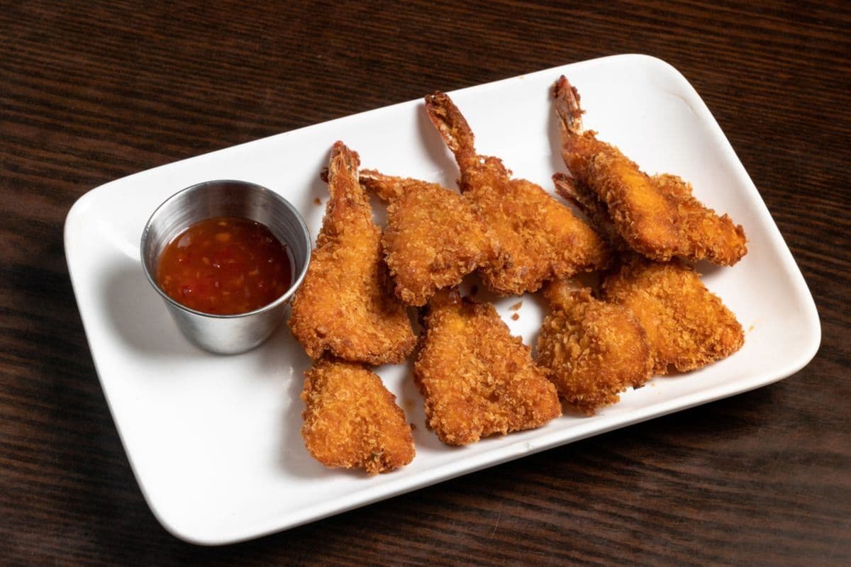 8. Deep-Fried Prawns