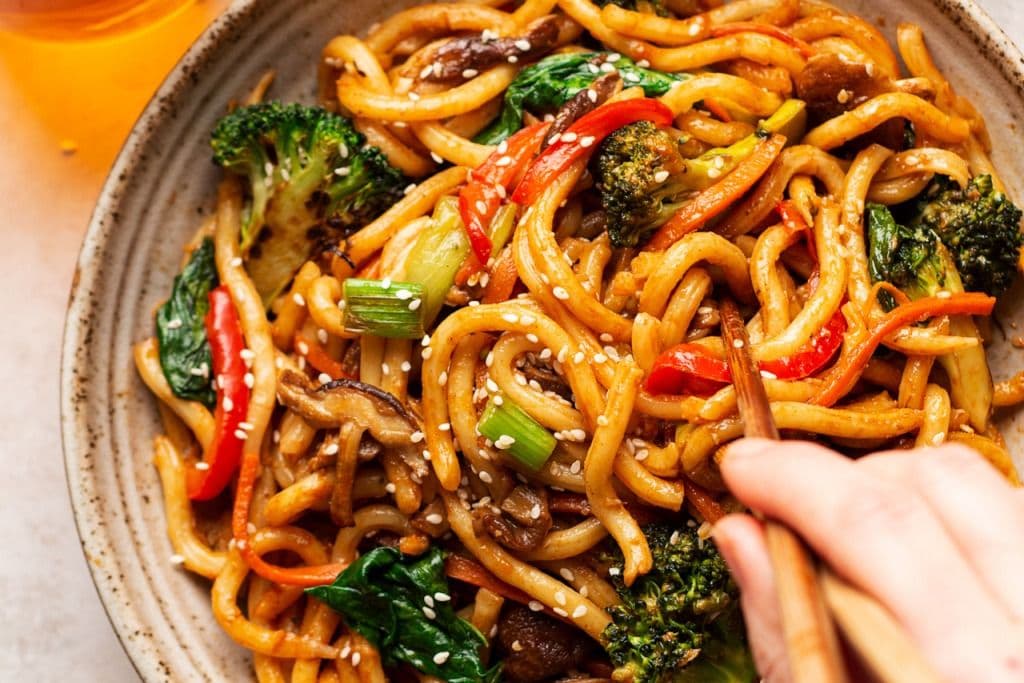 Vegetable Yaki Udon