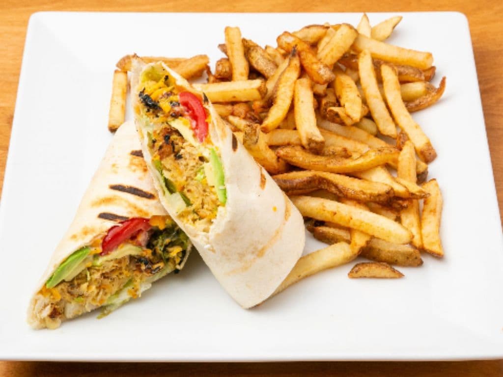Wrap au burger végétarien / Veggie Burger Wrap