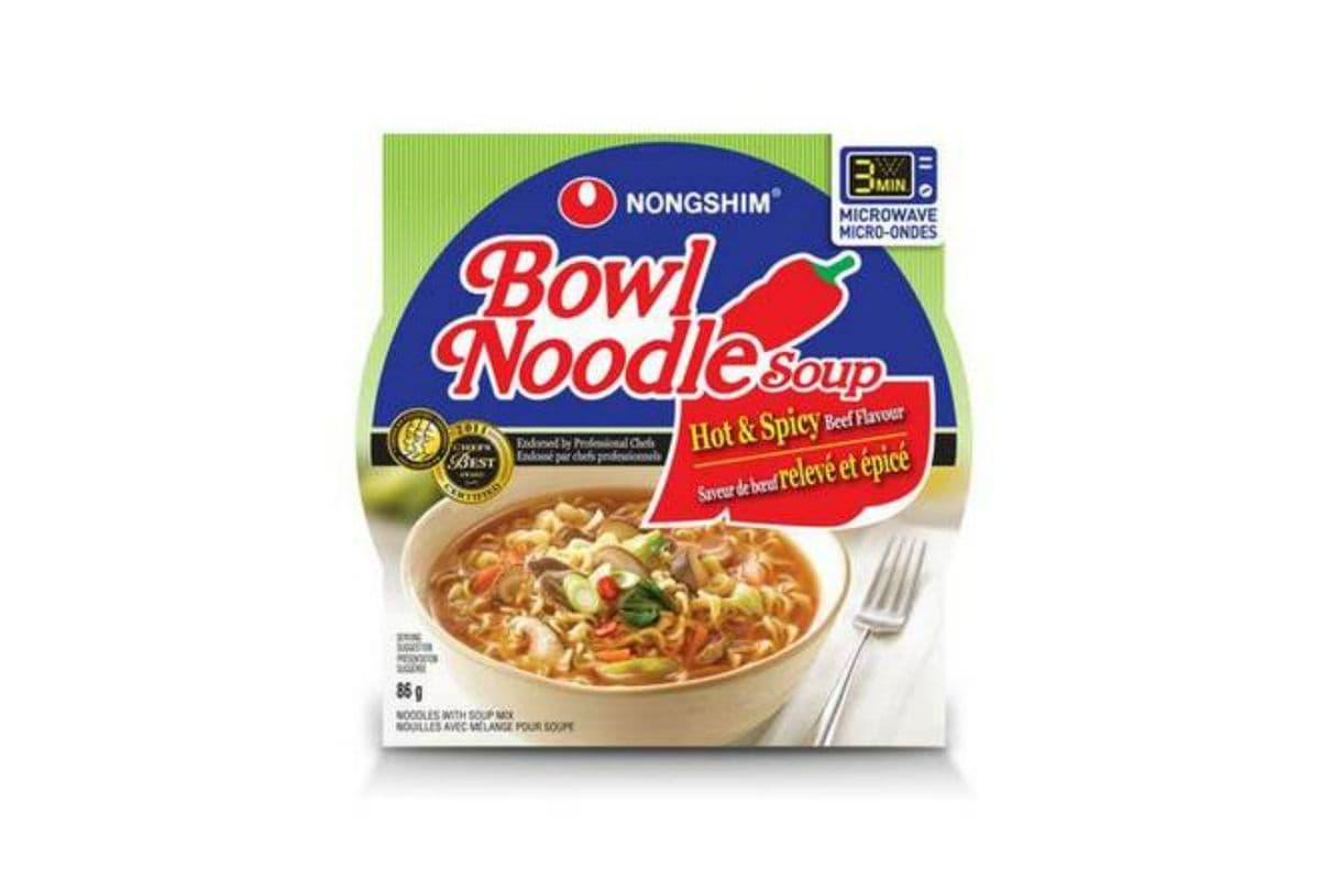 Nongshim Bowl Noodle Hot and Spicy Flavour (86 g)