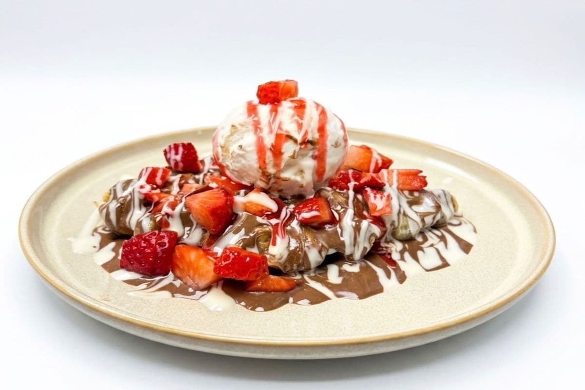 Strawberry Shortcake Croffle