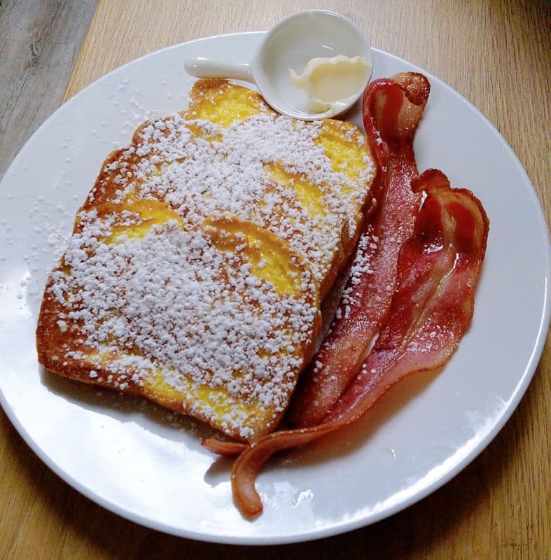Three French Toast and Your Choice of Meat